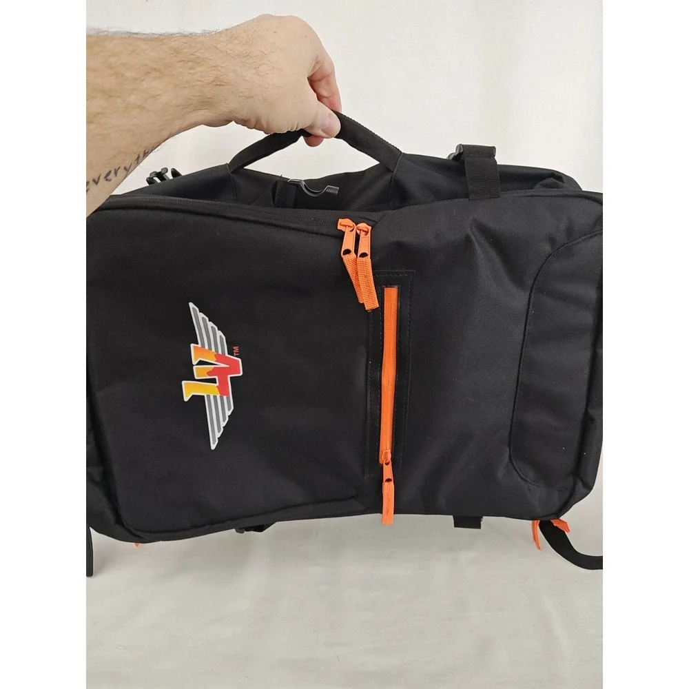 Las Vegas Aviators Backpack MiLB Baseball Travel Bag Black Orange Adult 20 x 11‎